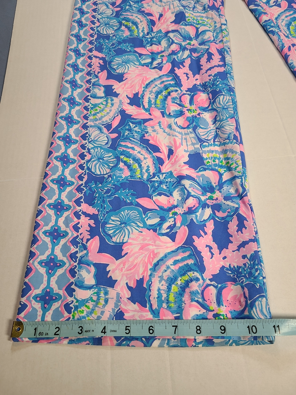 Lilly Pultizer Bal Harbour Women’s Palazzo Pants Blue Tang Seaside EUC XL - Picture 10 of 10